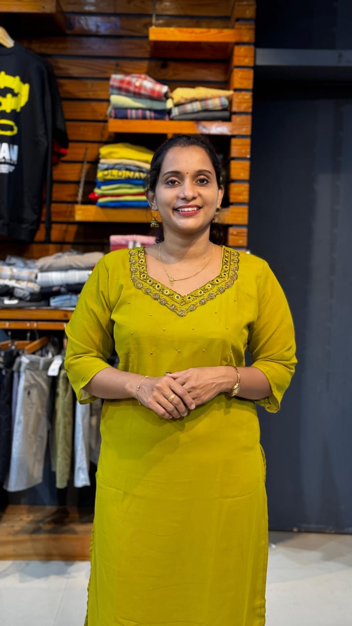 georgette slitted kurti olgh402 - Image 1