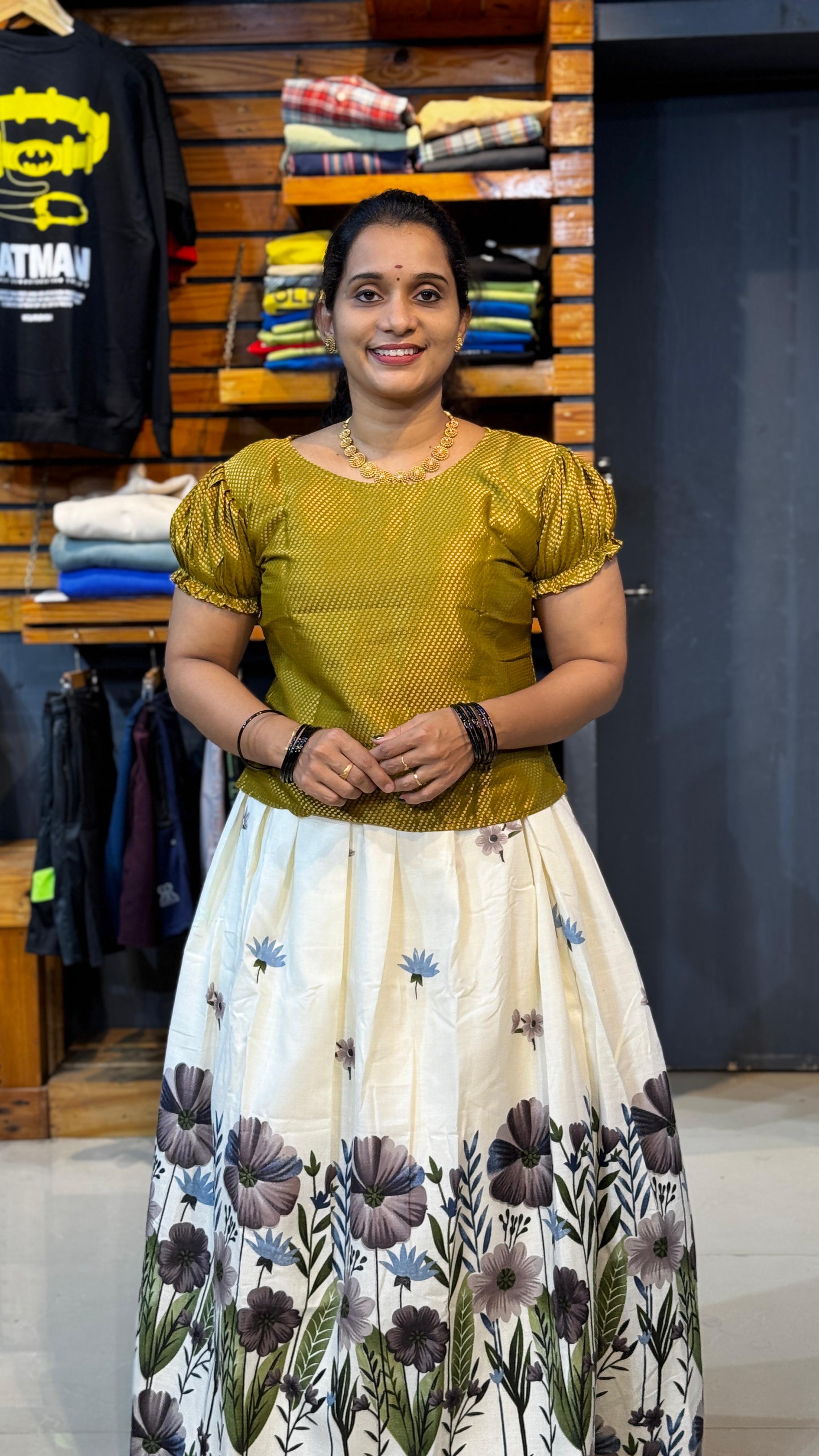 Printed Pattupavada - Image 3